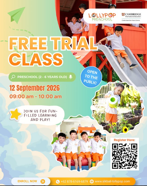 Free Trial Class "Preschool (2-6 Year Old)